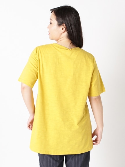 【3-10L】綿100%！リボンプリントTシャツ　大きいサイズ レディース（Tシャツ）Tasha ruby（ターシャルビー (3Lー8L)）  02