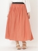 【3-10L】フレアロングスカート　大きいサイズ レディース
