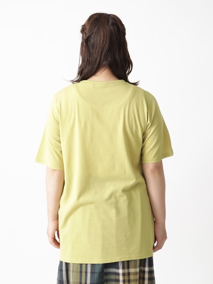 【3-10L】ベアプリントビジューTシャツ　大きいサイズ レディース（Tシャツ）Tasha ruby（ターシャルビー (3Lー8L)）  02