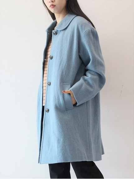 Alinoma】ウール ステンカラー コート ／ 大きいサイズ レディス 