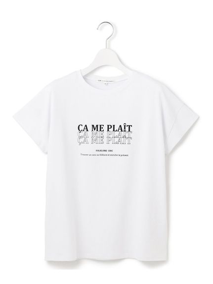 【UVカット/洗える】CA ME PLAIT ロゴTシャツ（カットソー・プルオーバー）23区（ニジュウサンク (Lー3L)）  11