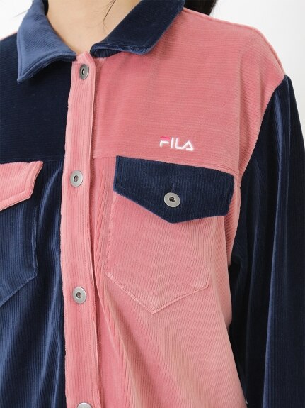 オーバーシャツ　大きいサイズ レディース（シャツ・ブラウス）FILA（フィラ (Lー10L)）  05