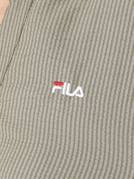 サンブロックシャツワンピース　大きいサイズ レディース（シャツワンピース）FILA（フィラ (Lー10L)）  09