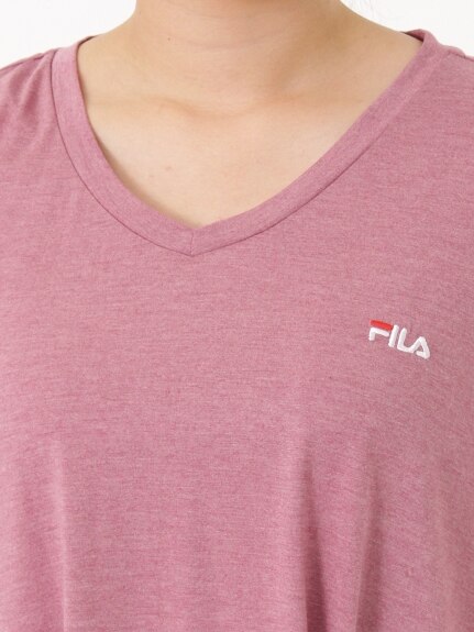 デザインチュニックTシャツ　大きいサイズ レディース（チュニック）FILA（フィラ (Lー10L)）  04