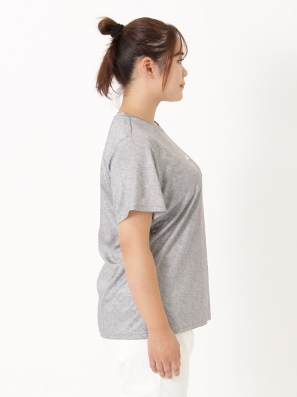接触冷感ロゴTシャツ　大きいサイズ レディース（Tシャツ）FILA（フィラ (Lー10L)）  03