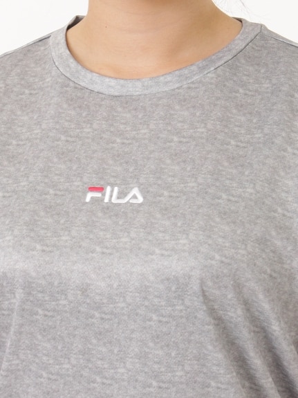 接触冷感ロゴTシャツ　大きいサイズ レディース（Tシャツ）FILA（フィラ (Lー10L)）  04