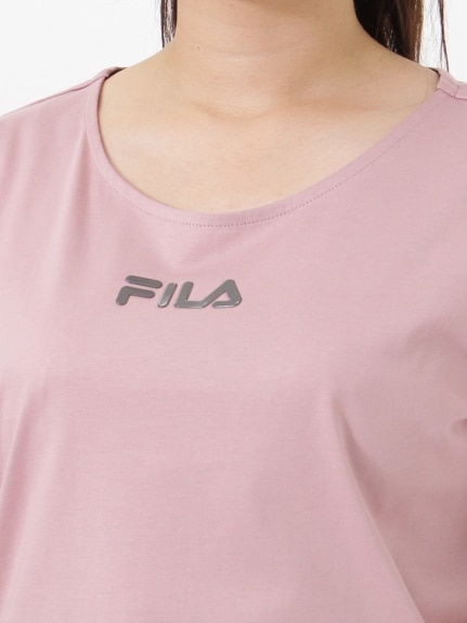 Alinoma】【L-3L】コットンTシャツ 大きいサイズ レディースFILA