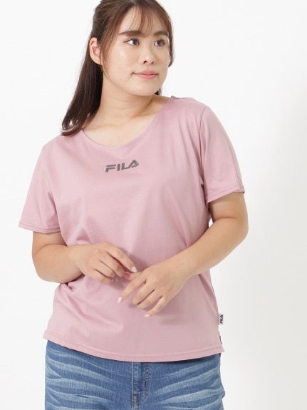 コットンTシャツ　大きいサイズ レディース（Tシャツ）FILA（フィラ (Lー10L)）  03