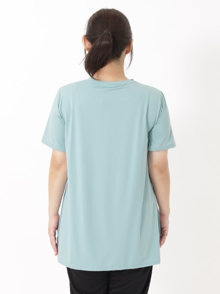ひんやりタッチチュニックTシャツ　大きいサイズ レディース（Tシャツ）FILA（フィラ (Lー10L)）  02