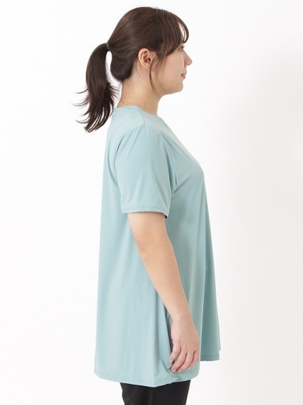ひんやりタッチチュニックTシャツ　大きいサイズ レディース（Tシャツ）FILA（フィラ (Lー10L)）  03