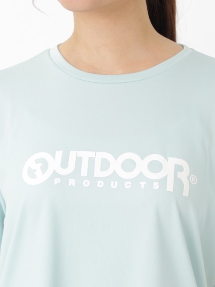 フロッキープリントロゴTシャツ　大きいサイズ レディース（スポーツウェア（トップス））OUTDOOR PRODUCTS（アウトドアプロダクツ (Lー3L)）  04