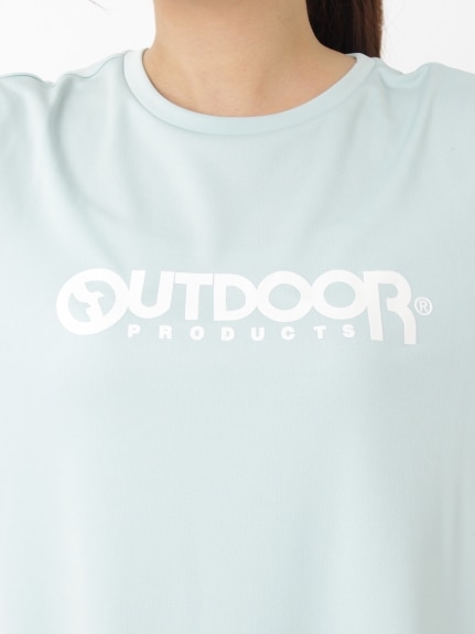 フロッキープリントロゴTシャツ　大きいサイズ レディース（スポーツウェア（トップス））OUTDOOR PRODUCTS（アウトドアプロダクツ (Lー3L)）  06