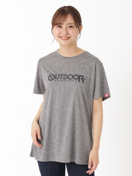 ロゴプリントTシャツ　大きいサイズ レディース（スポーツウェア（トップス））OUTDOOR PRODUCTS（アウトドアプロダクツ (Lー3L)）  01