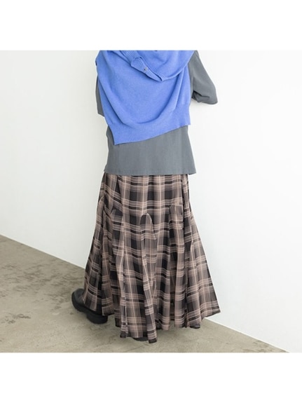 切替フレアーロングスカート　大きいサイズ レディース（ロング丈・マキシ丈スカート）ジーラ（GeeRAファッション）（ジーラ(Lー6L)）  59