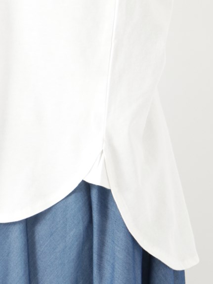 綿１００％ビッグシルエットＴシャツチュニック　大きいサイズ レディース（Tシャツ）ジーラ（GeeRAファッション）（ジーラ(Lー6L)）  12