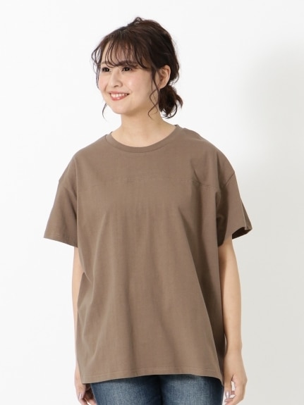 綿１００％フットボールＴシャツ　大きいサイズ レディース（Tシャツ）ジーラ（GeeRAファッション）（ジーラ(Lー6L)）  09