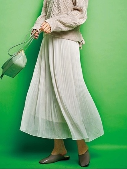 裾消しプリーツロングスカート　大きいサイズ レディース（ロング丈・マキシ丈スカート）ジーラ（GeeRAファッション）（ジーラ(Lー6L)）  27