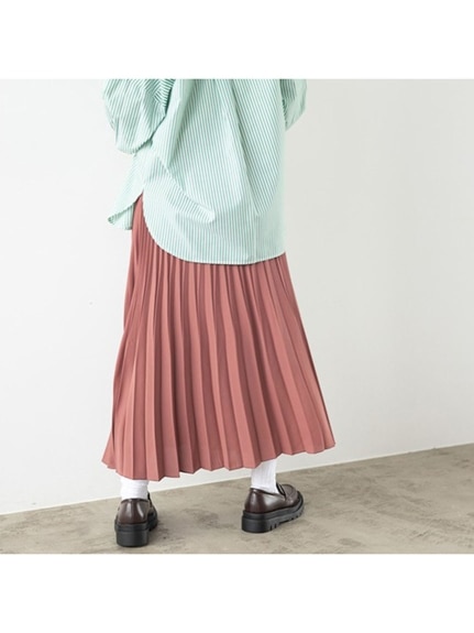 アコーディオンプリーツスカート　大きいサイズ レディース（ロング丈・マキシ丈スカート）ジーラ（GeeRAファッション）（ジーラ(Lー6L)）  60