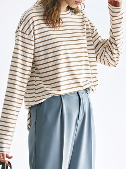 裾ラウンドデザインＴシャツ　大きいサイズ レディース（Tシャツ）ジーラ（GeeRAファッション）（ジーラ(Lー6L)）  05