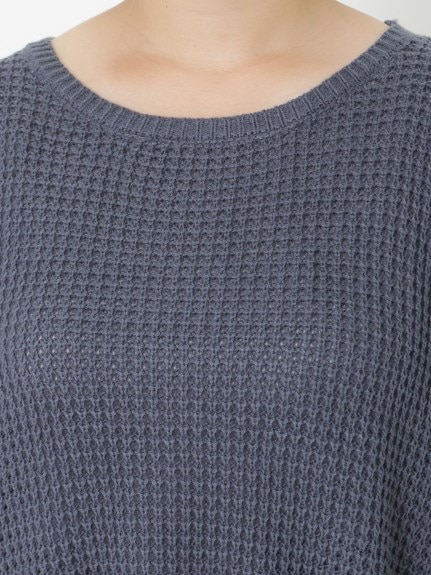 ワッフル編バルーン袖ニット　大きいサイズ レディース（ニット・セーター）ジーラ（GeeRAファッション）（ジーラ(Lー6L)）  16