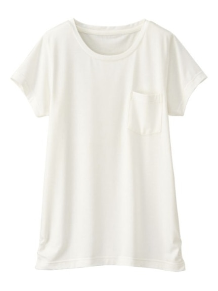 裾ギャザー美ラインクルーネックＴシャツ　大きいサイズ レディース（Tシャツ）ジーラ（GeeRAファッション）（ジーラ(Lー6L)）  15
