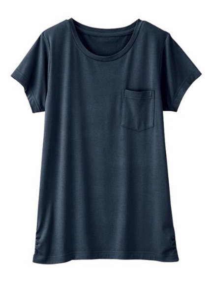 裾ギャザー美ラインクルーネックＴシャツ　大きいサイズ レディース（Tシャツ）ジーラ（GeeRAファッション）（ジーラ(Lー6L)）  12
