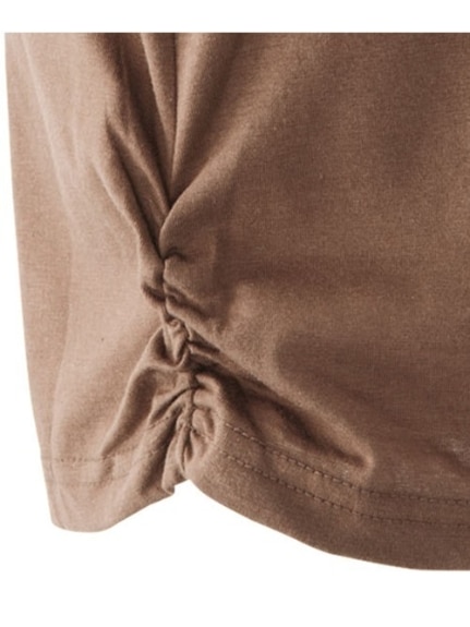 裾ギャザー美ラインクルーネックＴシャツ　大きいサイズ レディース（Tシャツ）ジーラ（GeeRAファッション）（ジーラ(Lー6L)）  16