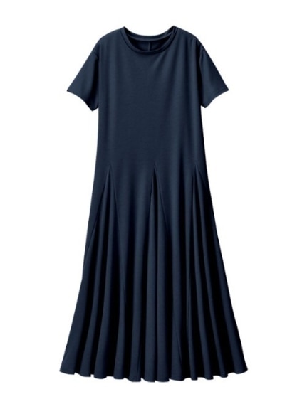 裾フレアーロングワンピース　大きいサイズ レディース（ロング・マキシ丈ワンピース）ジーラ（GeeRAファッション）（ジーラ(Lー6L)）  12