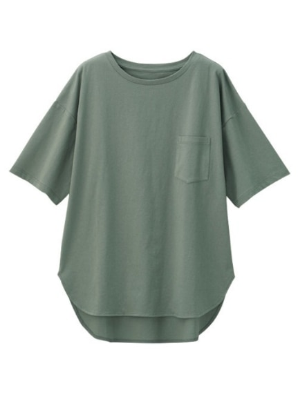 綿１００％ラウンドヘムビッグＴシャツ　大きいサイズ レディース（Tシャツ）ジーラ（GeeRAファッション）（ジーラ(Lー6L)）  12