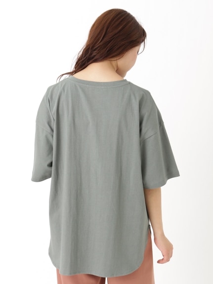 綿１００％ラウンドヘムビッグＴシャツ　大きいサイズ レディース（Tシャツ）ジーラ（GeeRAファッション）（ジーラ(Lー6L)）  30