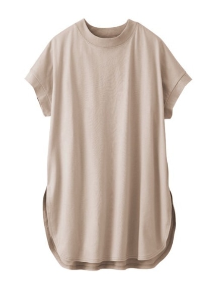 綿１００％フレンチスリーブチュニックＴシャツ　大きいサイズ レディース（Tシャツ）ジーラ（GeeRAファッション）（ジーラ(Lー6L)）  09