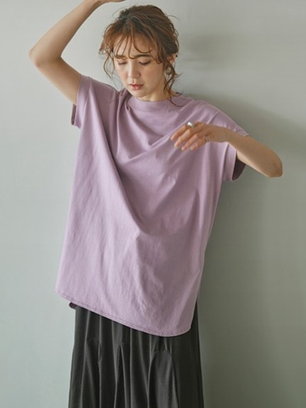 綿１００％フレンチスリーブチュニックＴシャツ　大きいサイズ レディース（Tシャツ）ジーラ（GeeRAファッション）（ジーラ(Lー6L)）  22
