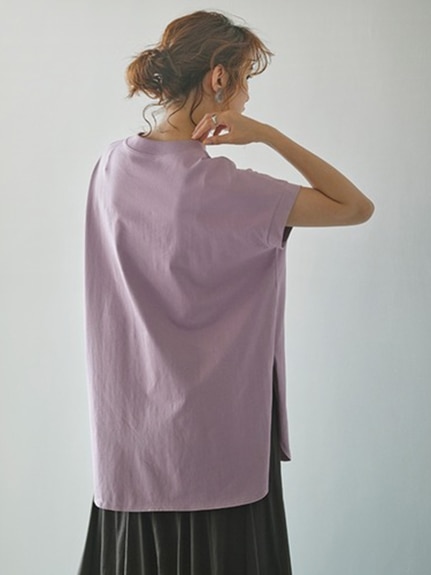 綿１００％フレンチスリーブチュニックＴシャツ　大きいサイズ レディース（Tシャツ）ジーラ（GeeRAファッション）（ジーラ(Lー6L)）  26