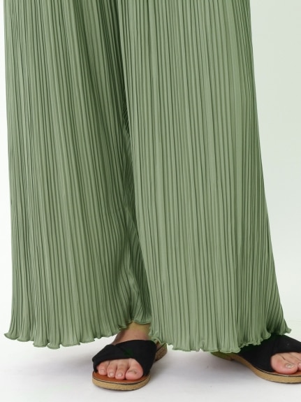 裾メローランダムプリーツパンツ　大きいサイズ レディース（ワイドパンツ・ガウチョパンツ）ジーラ（GeeRAファッション）（ジーラ(Lー6L)）  17