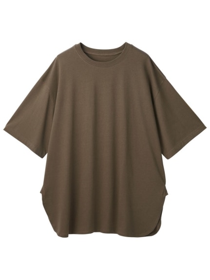 サイドスリットクルーネックビッグＴシャツ　大きいサイズ レディース（Tシャツ）ジーラ（GeeRAファッション）（ジーラ(Lー6L)）  08