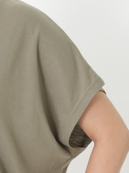 接触冷感！裾ギャザードルマンＴシャツ　大きいサイズ レディース（Tシャツ）ジーラ（GeeRAファッション）（ジーラ(Lー6L)）  09