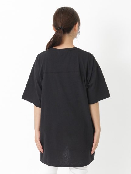 綿１００％フットボールチュニックＴシャツ　大きいサイズ レディース（Tシャツ）ジーラ（GeeRAファッション）（ジーラ(Lー6L)）  08