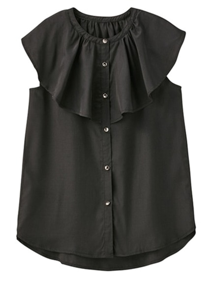 フリル衿デザインブラウス　大きいサイズ レディース（シャツ・ブラウス）ジーラ（GeeRAファッション）（ジーラ(Lー6L)）  34