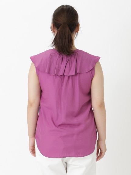フリル衿デザインブラウス　大きいサイズ レディース（シャツ・ブラウス）ジーラ（GeeRAファッション）（ジーラ(Lー6L)）  39