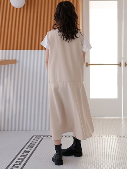 フレアー切替ジャンパースカート　大きいサイズ レディース（ジャンパースカート）ジーラ（GeeRAファッション）（ジーラ(Lー6L)）  13