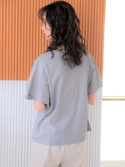 冷感フレアー袖カットソー　大きいサイズ レディース（カットソー・プルオーバー）ジーラ（GeeRAファッション）（ジーラ(Lー6L)）  17