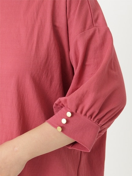 接触冷感！袖ボタンボリューム袖カットソー　大きいサイズ レディース（カットソー・プルオーバー）ジーラ（GeeRAファッション）（ジーラ(Lー6L)）  31