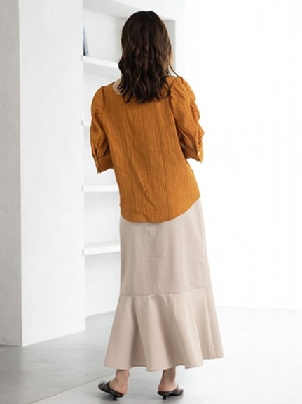 裾切替マーメイドスカート　大きいサイズ レディース（ロング丈・マキシ丈スカート）ジーラ（GeeRAファッション）（ジーラ(Lー6L)）  09