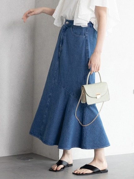 裾切替マーメイドスカート　大きいサイズ レディース（ロング丈・マキシ丈スカート）ジーラ（GeeRAファッション）（ジーラ(Lー6L)）  16