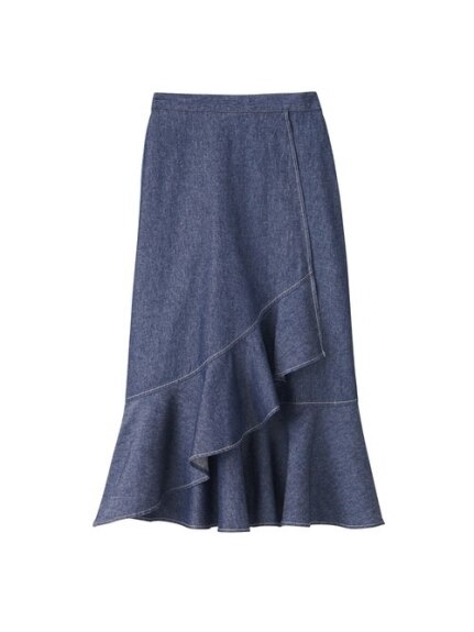 デニムマーメイドスカート　大きいサイズ レディース（デニムスカート）ジーラ（GeeRAファッション）（ジーラ(Lー6L)）  09