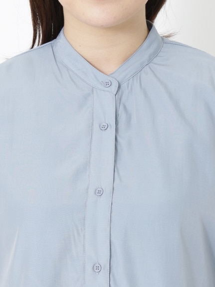 ケープ風デザインシャツワンピース　大きいサイズ レディース（シャツワンピース）ジーラ（GeeRAファッション）（ジーラ(Lー6L)）  16