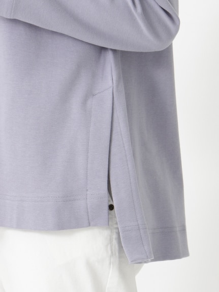 綿１００％ポンチ裾スリットトップス　大きいサイズ レディース（カットソー・プルオーバー）ジーラ（GeeRAファッション）（ジーラ(Lー6L)）  21