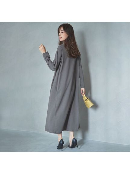 ＜オーガニックコットン＞ポケット付マキシワンピース　ロング丈＜Ｂｅａｕｔｉｆｕｌ　Ｃｏｔｔｏｎ＞　ロング丈　大きいサイズ レディース（ロング・マキシ丈ワンピース）ラナン（Ranan）（ラナン (Lー7L)）  11