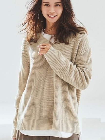 【leahmatin】ニット　大きいサイズ(3L) リアマティン　セーター