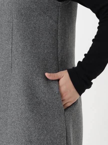 ボタンデザインジャンパースカート　大きいサイズ レディース（ジャンパースカート）ラナン（Ranan）（ラナン (Lー7L)）  16